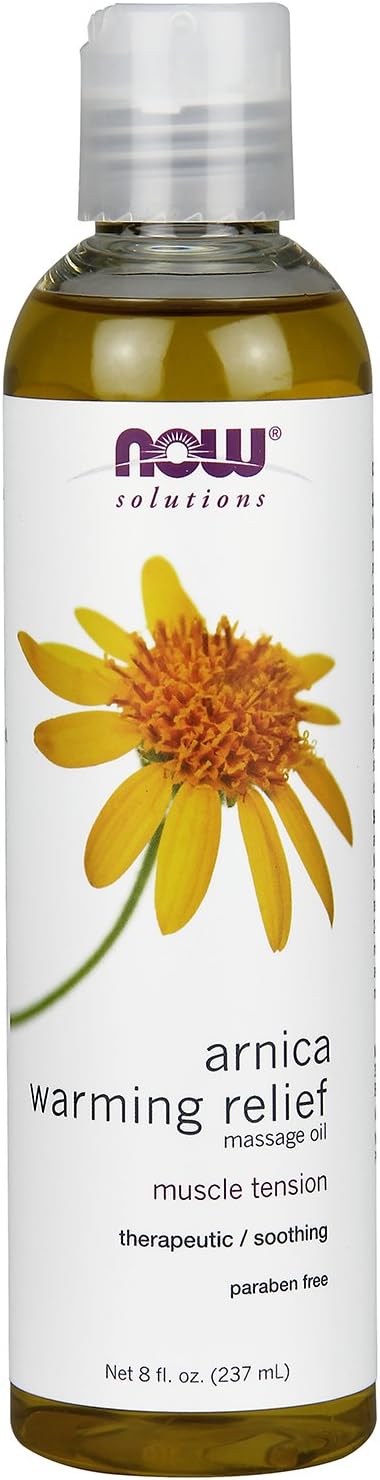 NOWFoods Arnica Warming Relief Massage Oil - 8 oz.