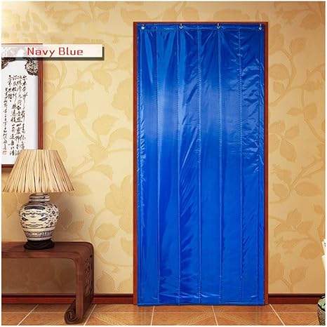 Amazon ドアカーテン 防水 保温する 冬 厚くする バルコニーカーテン 防寒 防風 6色 カスタムサイズ Color A Size 80x0cm カーテン オンライン通販