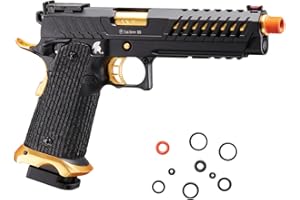 Lancer Tactical Knightshade Hi-Capa Gas Blowback Full Steel Airsoft Pistol