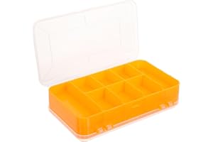ULTECHNOVO Double-sided Plastic Storage Container for Hardware and Jewelry Parts, High Transparency Pp