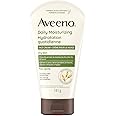 Aveeno Daily Moisturizing Face Cream, Facial & Neck Moisturizer, Dry Skin, Non-GMO Oat, Paraben Free, Fragrance Free, 141-gra