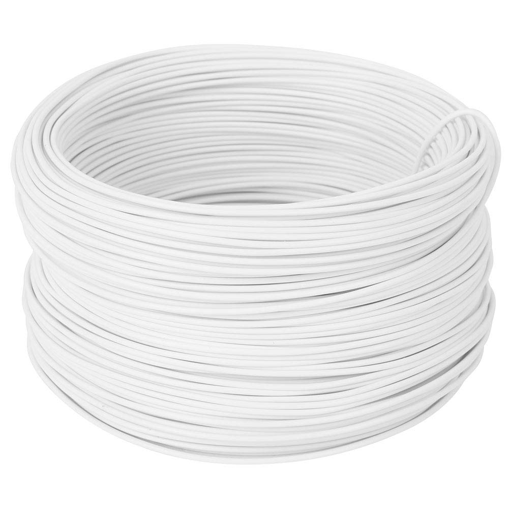 100m Galvanized Iron Wire Tie, Galvanized White Handmade Grape Branch Plant Fork 0.55mm Tie Strong and Strap