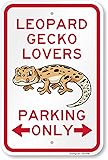 SmartSign Leopard Gecko Lovers Parking Only Funny