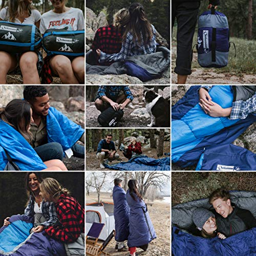 Outdoorsman Lab Mummy Sleeping Bag, Sleeping Pad & Pillow Bundle for