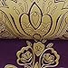 SimpleLife4U Luxury Purple Damask Removable PVC Shelf Drawer Liner Home Decor 17x118 Inch