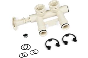 TERGTIRY Upgraded 7278434 Water Softener Bypass Valve, Fits the 3/4" Softener Valves Compatible with Sears, North Star, GE, and Ecowater systems