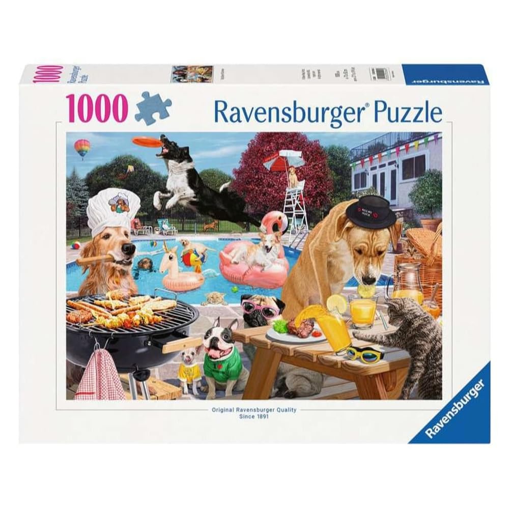 Ravensburger 16810 Dog Day Jigsaw Puzzle, Multicolor
