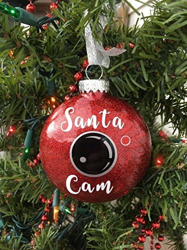 Santa Cam Ornament, Santa Spy Camera, Christmas Ornament, Santa Camera, Funny Christmas Ornament, Kids Ornament