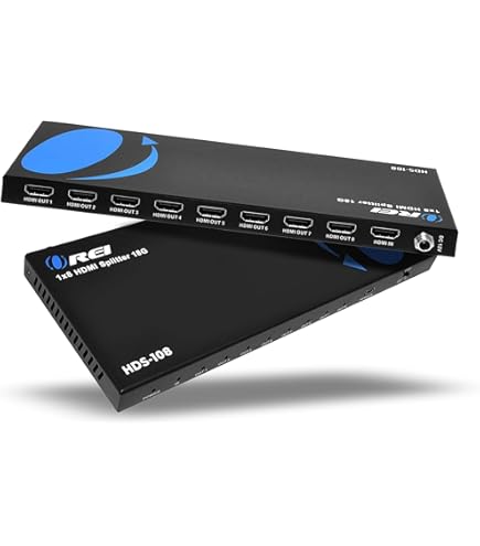 Amazon.com: GEFEN GTB-HD4K2K-148C-BLK 4K Ultra HD 1:8 Splitter for