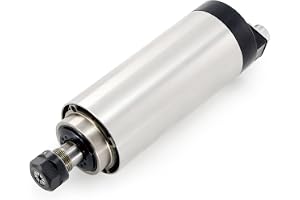 RATTMMOTOR Air Cooled CNC Spindle Motor 110V 2.2KW 80MM 3HP 24000RPM 15A 400HZ ER20 Spindle Milling Motor for CNC Router Engraving Machine