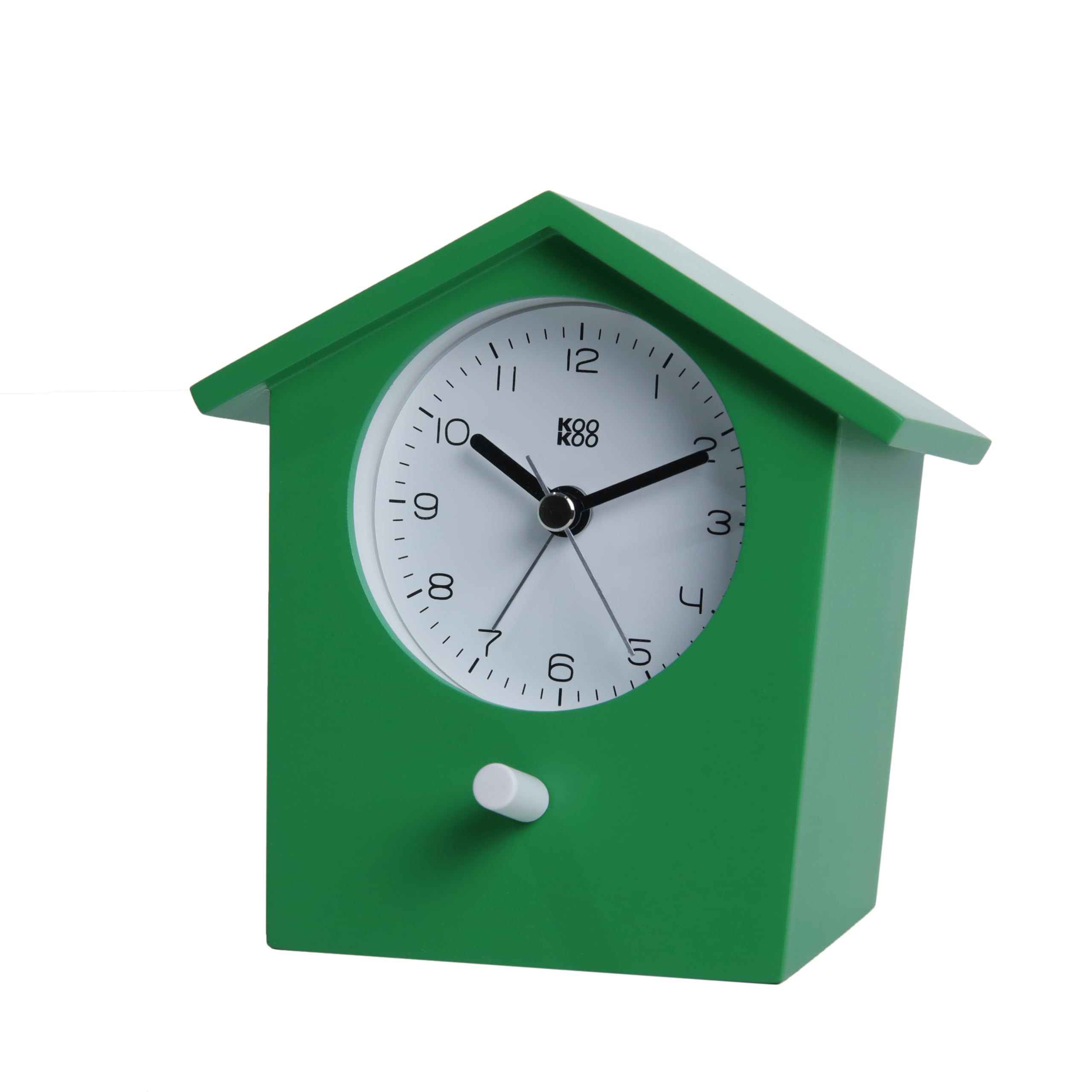 KOOKOO EarlyBird Green, bird voice alarm clock with real bird voices and a three-tone gong
