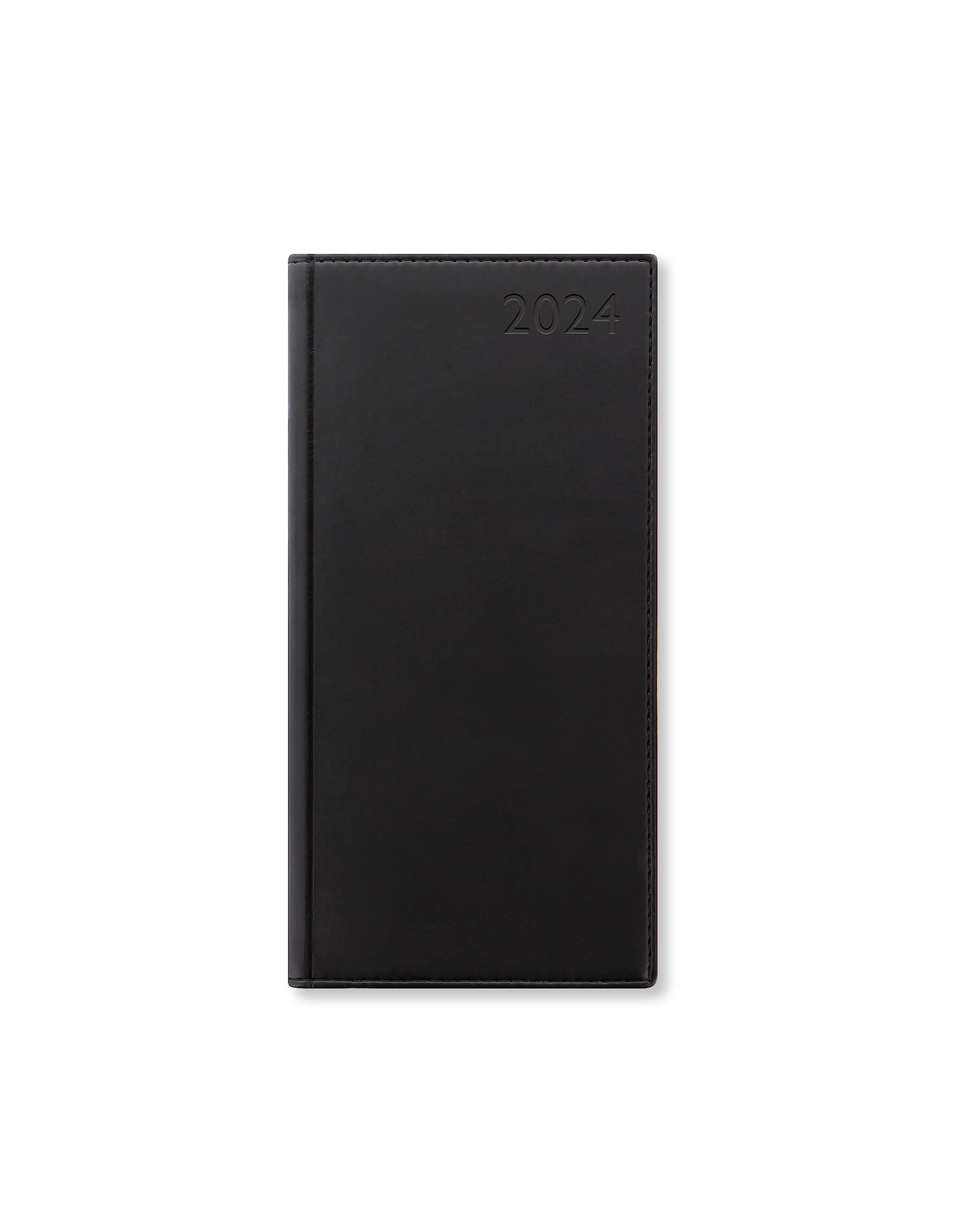Letts Verona Slim week to view 2024 diary - black