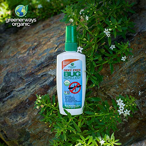 Greenerways Organic Insect Repellent, USDA Organic, NonGMO, Natural