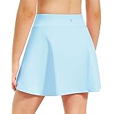 Stelle Girls Tennis Skirts with Pockets Athletic Skorts Inner Shorts High Waisted Sports Golf Running Skirt