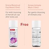 Sirona Reusable Menstrual Cup Medium | Heavy Flow Tampon Alternative view 6
