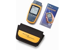 Fluke Networks MS2-100 MicroScanner2 Copper Cable Verifier with Built-In IntelliTone Toning, Troubleshoots RJ11, RJ45, Coax, Tests 10/100/1000Base-T, and Voip,yellow
