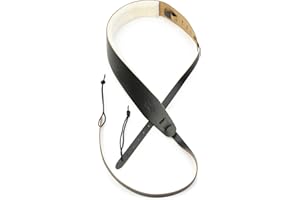 Levy's Leathers PM14-BLK Leather Banjo Cradle Strap,Black