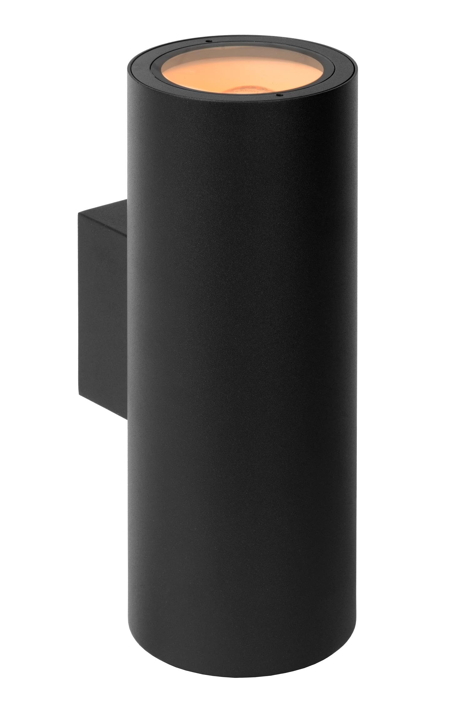 LUCIDE VOLANTIS - Wall Spotlight/Wall Light Indoor/Outdoor - 2xE27 - IP54 - Black