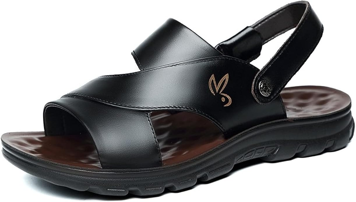 amazon mens leather sandals