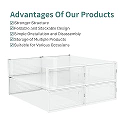 PARANTA 4-Piece Boots and 12-Piece Shoes Storage