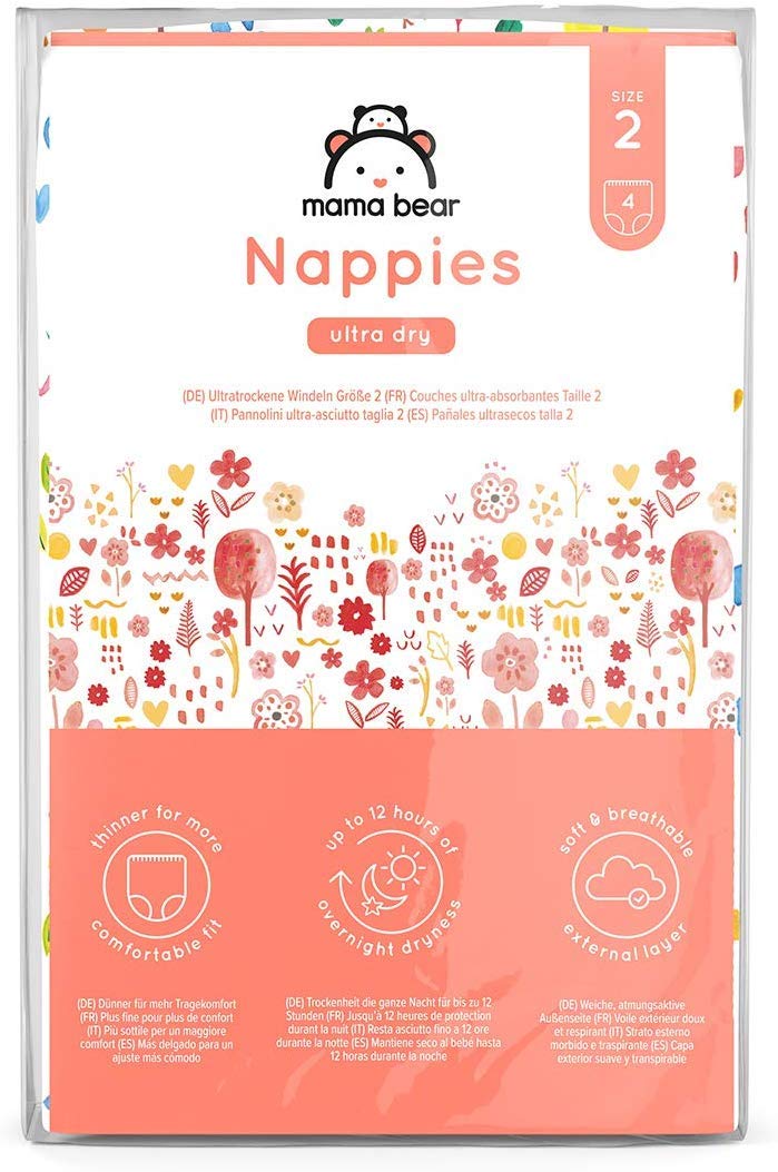 Amazon Brand Mama Bear 4 Ultra Dry Nappies Size 2 3 6 Kg Sample Buy Online In Azerbaijan At Desertcart