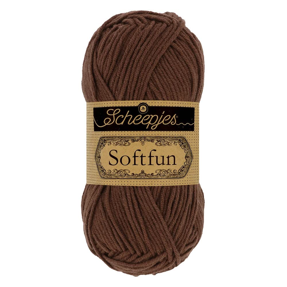 Scheepjes - Scheepjes Softfun 2491 Pecan Yarn - 1x50g — image 1