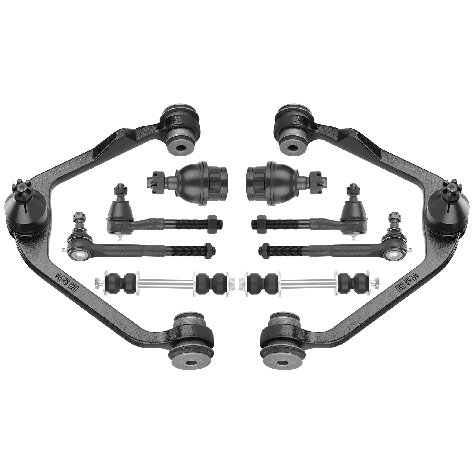 Photo 1 of 2WD Front Upper Control Arm Ball Joint Fit for Ford F150 Expedition 1997-2002, 1997-1999 F250, Fit for Lincoln Navigator 1998-2002, Blackwood - 10pc Set