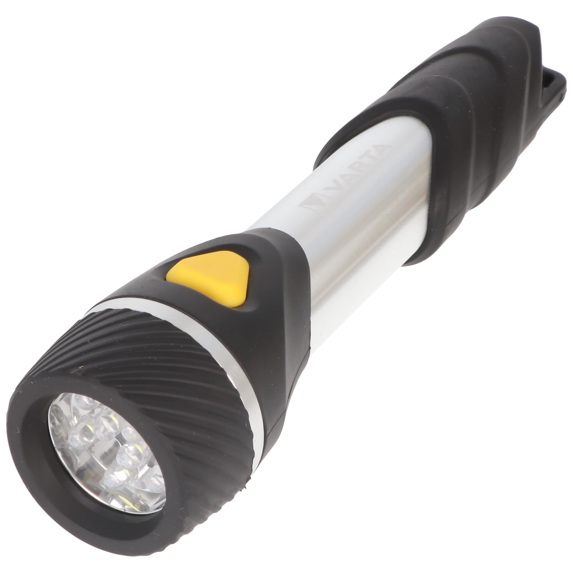 VARTA Day Light Multi LED F20 Torch with 9 LEDs (incl 2xAA Longlife Power Battery, Ideal for Domestic use, Camping, Fishing, in the Garage, Cases of Emergency, Power cuts, Outdoor)