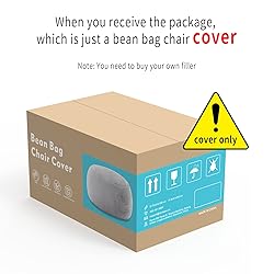 YudouTech (No Filler) Bean Bag Chair Cover Without