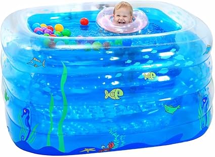 transparent inflatable pool