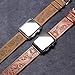 for Apple Watch Retro Leather Bands, Ezzdo Handmade Bump Genuine Leather Replacement Strap Men Women Brown Bracelet for Iwatch 38mm 42mm Series 1/2 / 3
