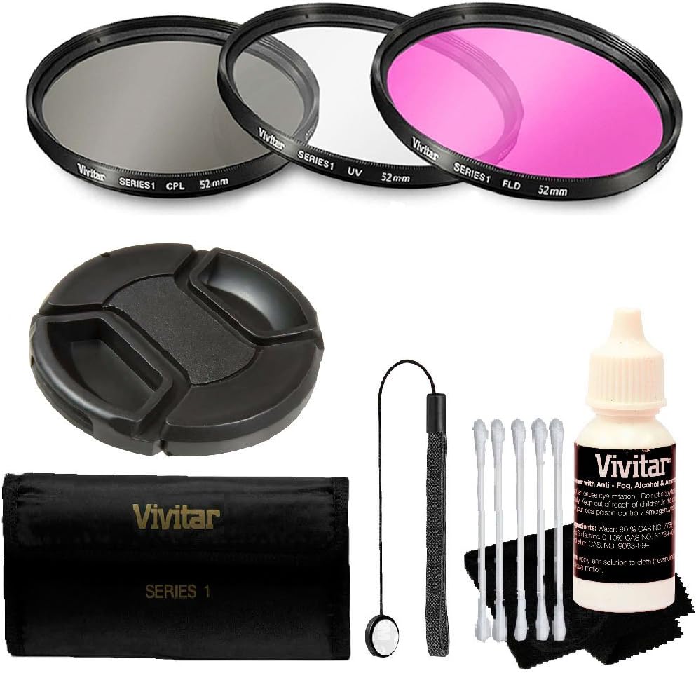 Vivitar 52mm Professional MultiCoated Digital UV CPL FLD