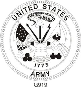 Amazon.com: Army Seal Cling Rubber Stamp by DRS Designs Rubber Stamps
