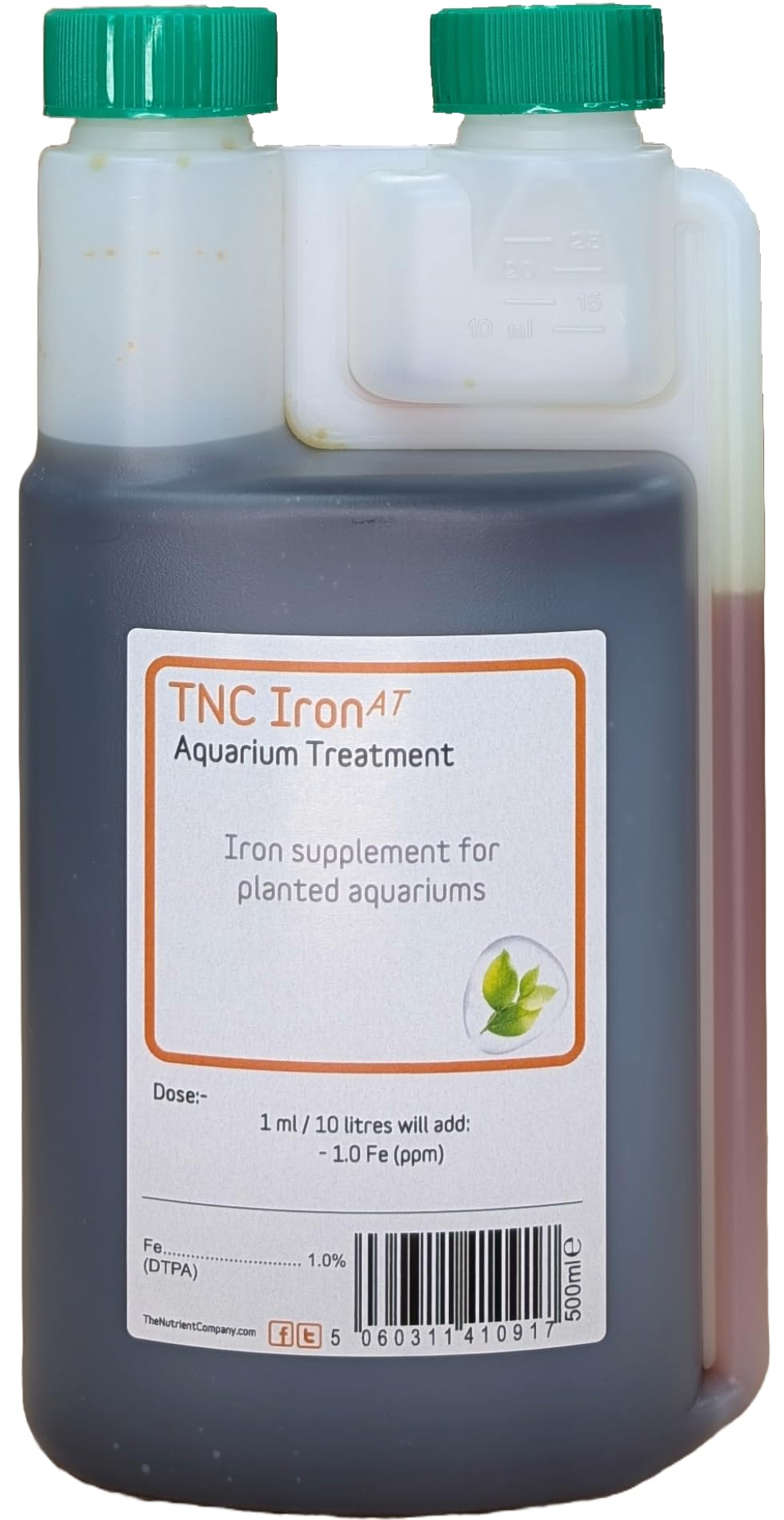 TNC Iron (AT) - Aquarium Plant Deficiency Treatment/Liquid Fertiliser Aquatic Nutrient Food for Planted Tanks