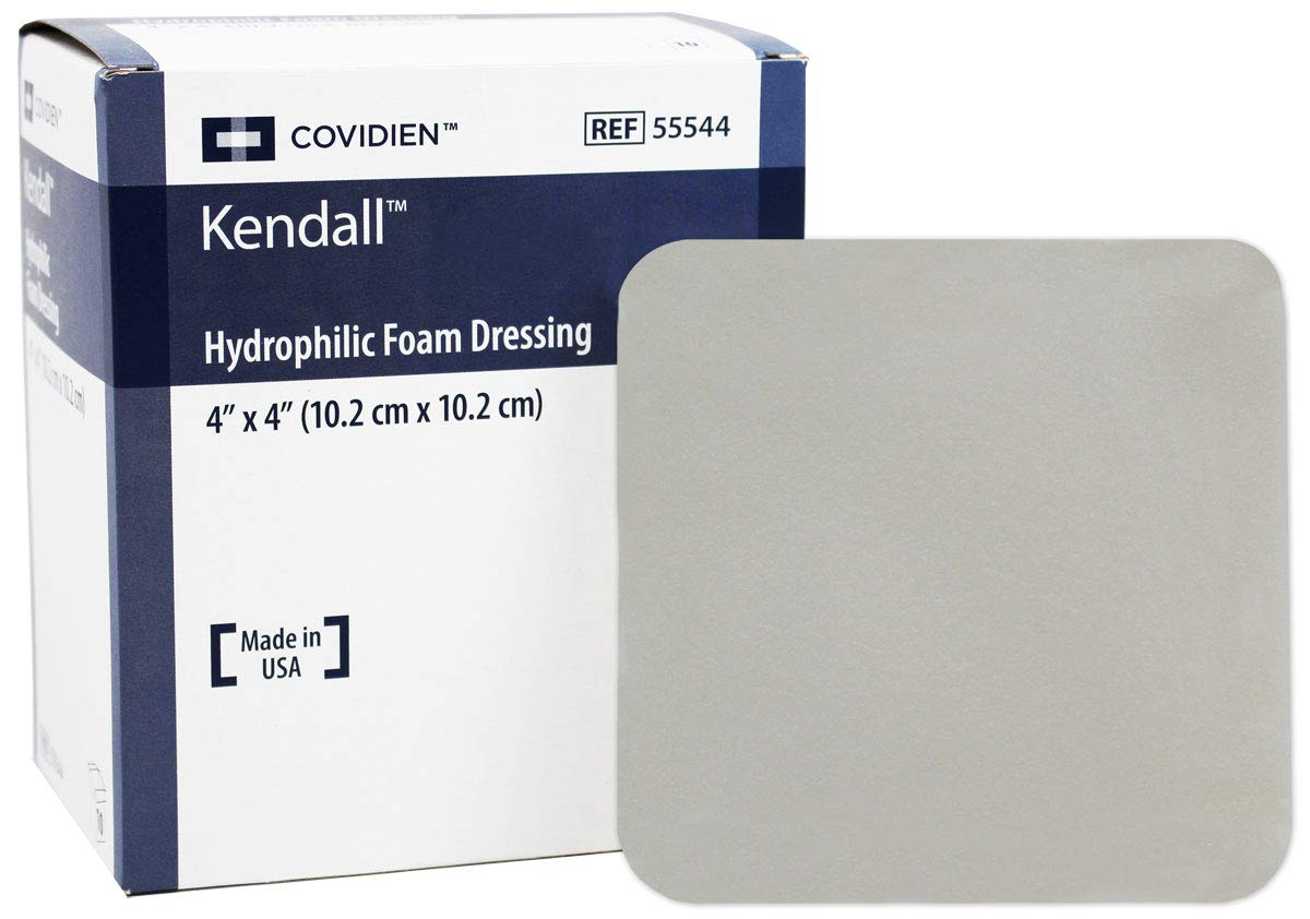 Covidien Impregnated Foam Dressing Hydrophilic Polyurethane Foam Polyhexamethylene Biguanide