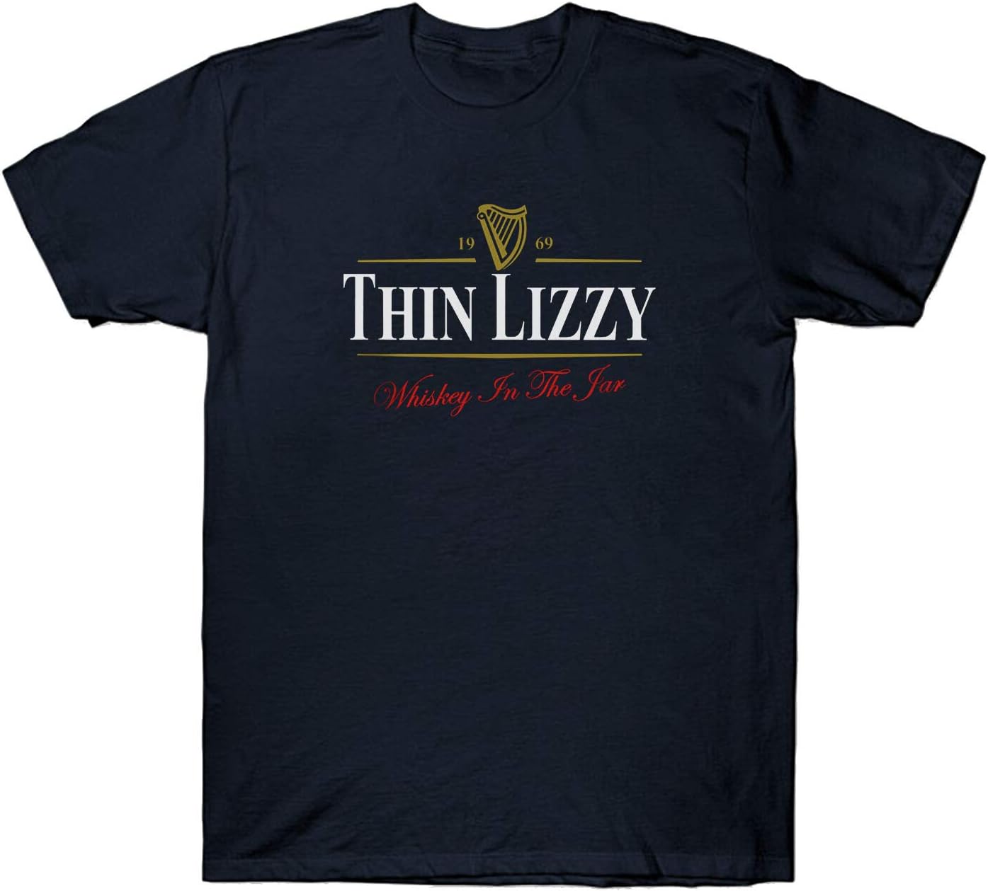 Thin Lizzy Guinness T Shirt Funny Retro Vintage TOP