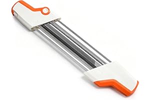 PAKJCKERM 2-in-1 Chainsaw Sharpener for .325" Pitch Chains, Easy File Chain Saw Sharpening Tool with 3/16" (4.8 mm) Chainsaw File, Compatible with 16"/18"/20" Chainsaws, Replaces 5605 750 4304