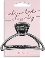 Kitsch Metal Hair Clip for Women Hematite Large Claw Clip Durable Style view 8
