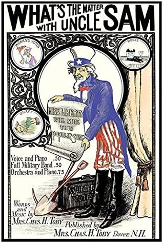 Amazon ビンテージシート音楽アートは アメリカのシステムでくつろぎと言う方法と 女性の権利の接木資金と禁止の法則をどうやって扱っているのかと言うか After All Whats The Matter With Uncle Sam ポスタープリント インテリア オンライン通販