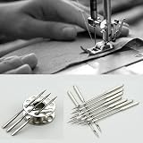 Lanjue 80 Pcs Universal Sewing Machine Needles Box 6 Sizes 65/9–110/18 view 5