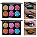 SMTSMT 6 Colors Eye Shadow palettes Shimmer Glitter Eyeshadow Powder Matte Highlighter Eyeshadow Makeup Palette (A)