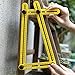 Ezihom Angle-izer Template Tool - Multifunctional Measuring Angle Template Ruler for Handymen, Builders, Craftsmen and DIY-ers