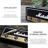 Youyijia Wall Mount Key Holder with 4 Guitar Keychains Musician Gift view 4