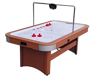 Amazon Com Pool Central Ac010 7ft Game Table Brown White Red 7