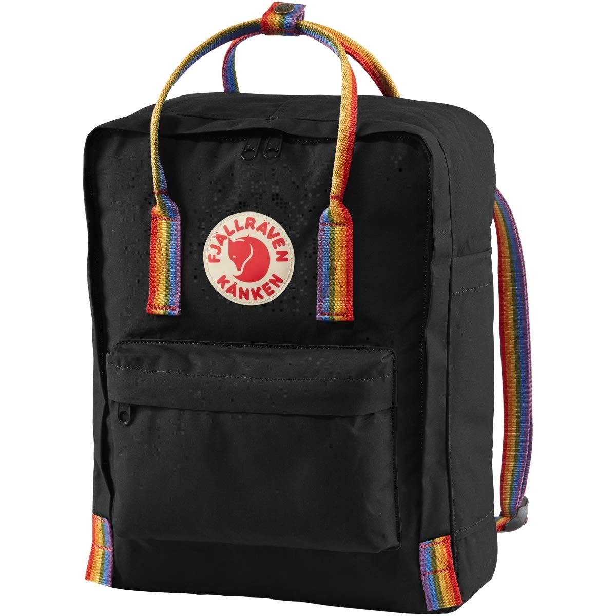 Fjällräven backpack leisure backpack Kånken Kånken Rainbow 16L Black - Rainbow Pattern