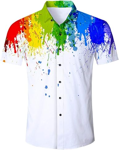 mens hawaiian shirts slim fit