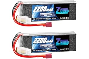Zeee 3S Lipo Battery 11.1V 2200mAh 35C Soft Case Battery with Deans Connector for RC Airplane Helicopter RC Car Truck Boat UA