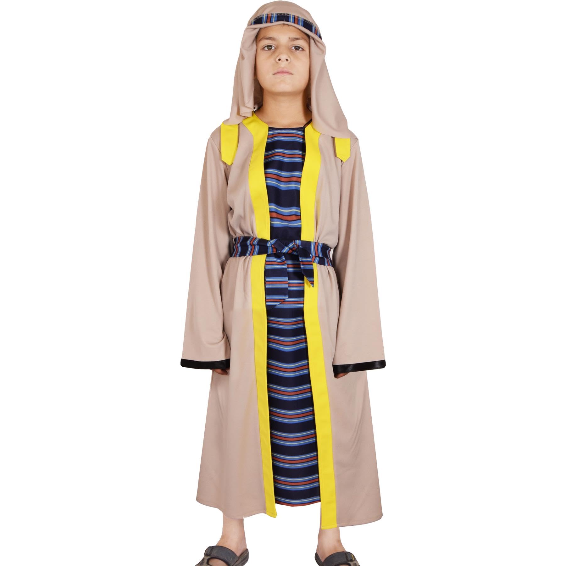 A2Z 4 Kids Boys Xmas Nativity Shepherd Costume Outfit Villager - Shepherd Costume 3-5