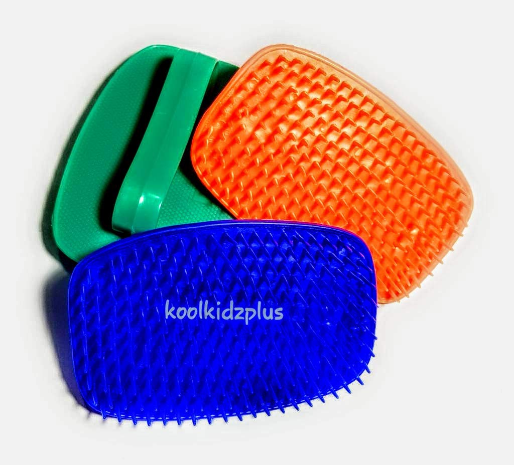 KKP Set Of Three Scalp Brush, Hair scalp Massage Brushes Barber Scalps