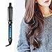 Hann 22mm Hair Curler Hot Hair Brush Iron 2 in 1 Ceramic Hair Curling Iron Wand Rollers Comb Brush Dual Voltage 110V-240V (2 in 1 Curling Brush, 22mm)